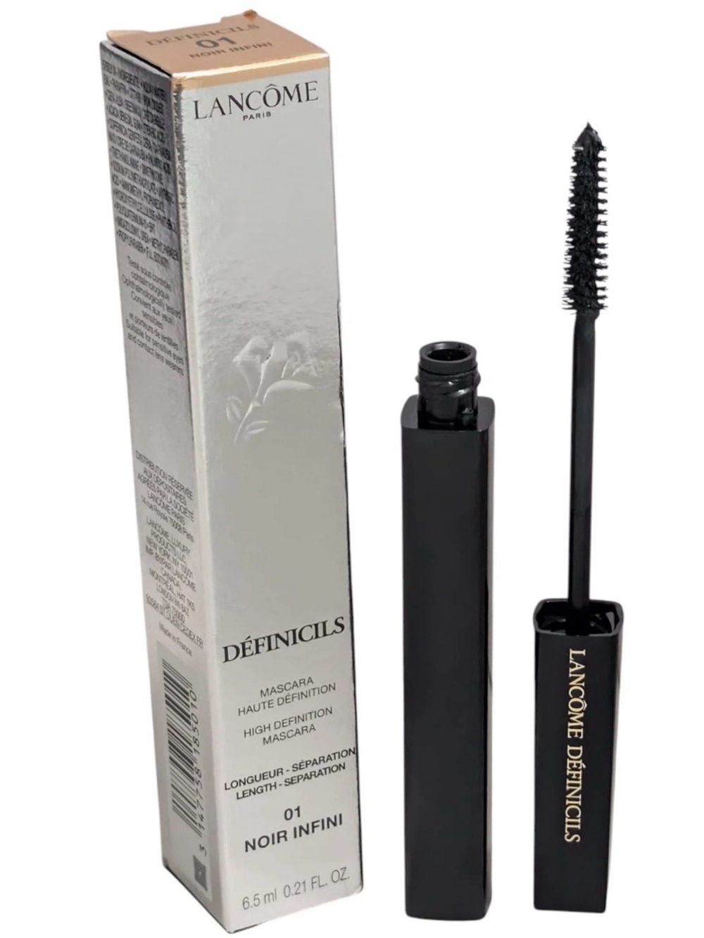 Lancome Definicils High Definition Mascara 01 Noir Infini 0.21 oz / 6.5 ml new